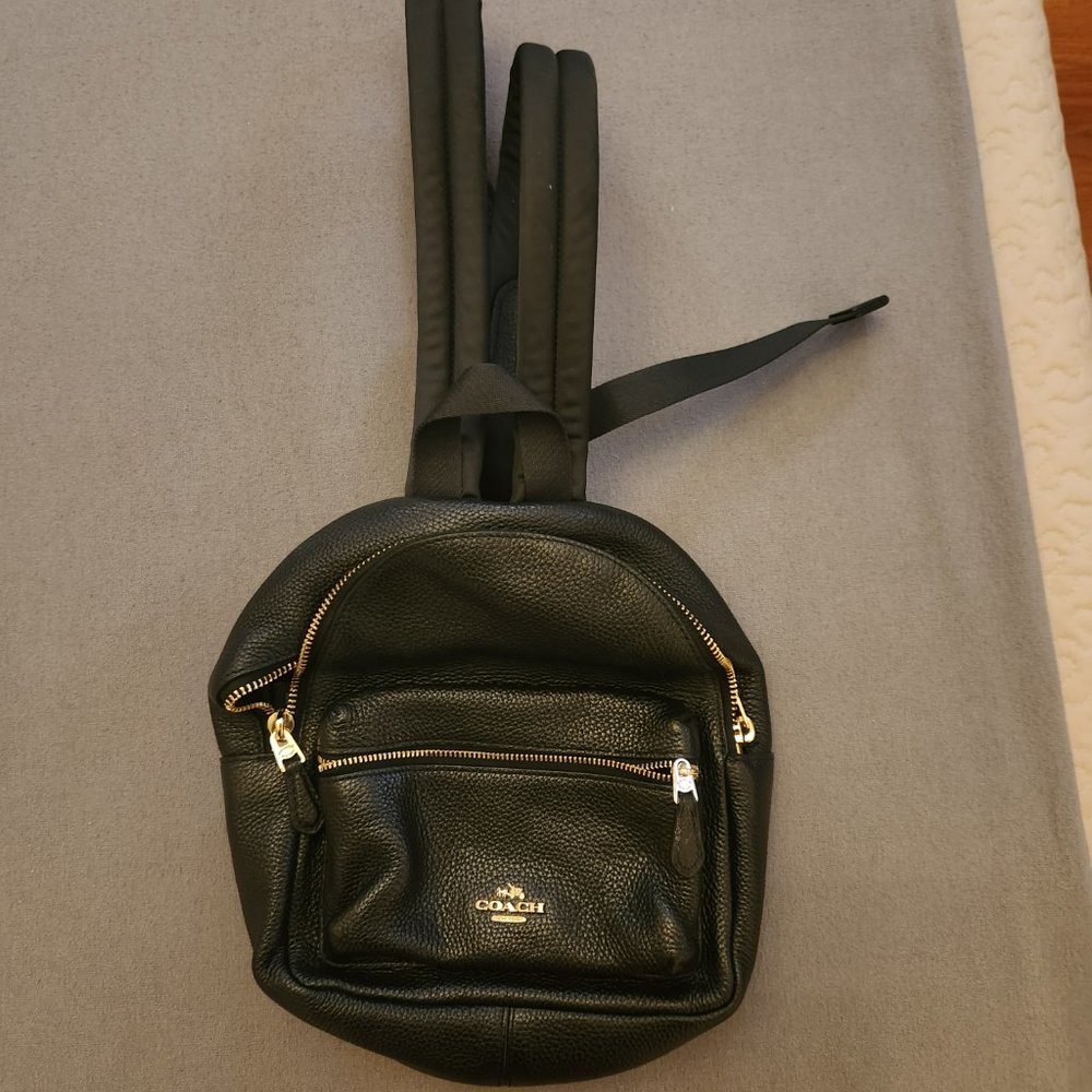Coach Mini Charlie Backpack - Black